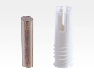 Einbohr Magnet 6mm weiß — Bild 2