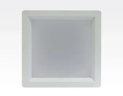 24W LED Einbau Downlight weiß quadratisch dimmbar Neutral Weiß / 4000-4500K 2400lm 230VAC IP43 120Grad -Ausstellungsstück mit kleinen Schönheitsfehler — Bild 3