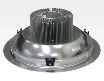 24W LED Einbau Downlight silber rund dimmbar Neutral Weiß / 4000-4500K 2400lm 230VAC IP43 120Grad — Bild 2