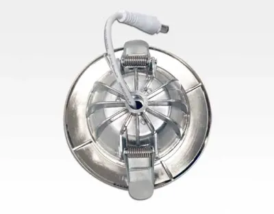 5W LED Einbau Downlight Edelstahl gebürstet rund dim. Warm Weiß / 2800-3300K 320lm IP40 230VAC — Bild 6