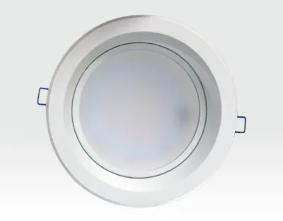 19W LED Einbau Downlight weiß rund Warm Weiß / 2700-3200K 1235lm 230VAC IP40 120Grad -Ausstellungsstück mit kleinen Schönheitsfehler — Bild 3
