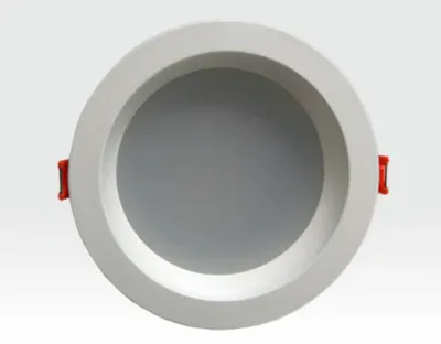 15W LED Einbau Downlight weiß rund Warm Weiß / 2700-3200K 1350lm 230VAC IP44 120Grad -Ausstellungsstück mit kleinen Schönheitsfehlern — Bild 2