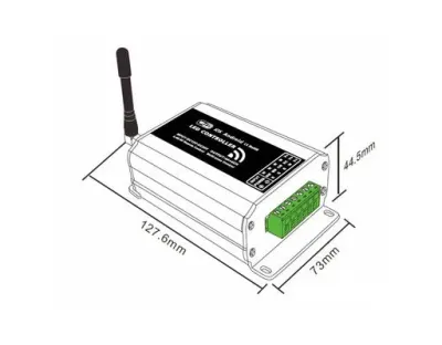 LED RGB Steuermodul WiFi kompatibel Android/iOS 12 Zonen / für 12-24VDC dimmen und RGB Abläufe - LTECH WiFi-104 — Bild 4