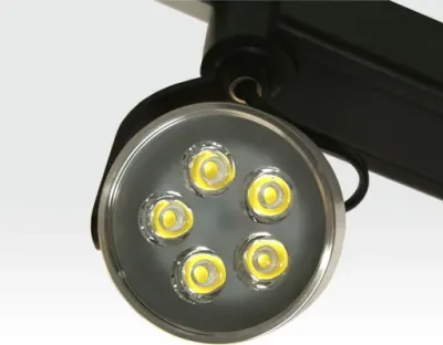 5W LED Schienen Leuchte für 3-Phasen Schienen 30Grad / silber Neutral Weiss 300lm 230VAC — Bild 4