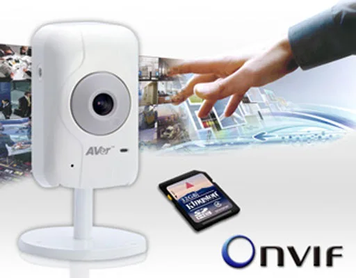 Aver IP-CAM H.264 4.3mm mcSD Slot 2MP IntelliStream / MobileViewer Onvif RTSP 2Way Audio